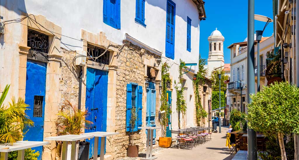 Limassol de oude binnenstad